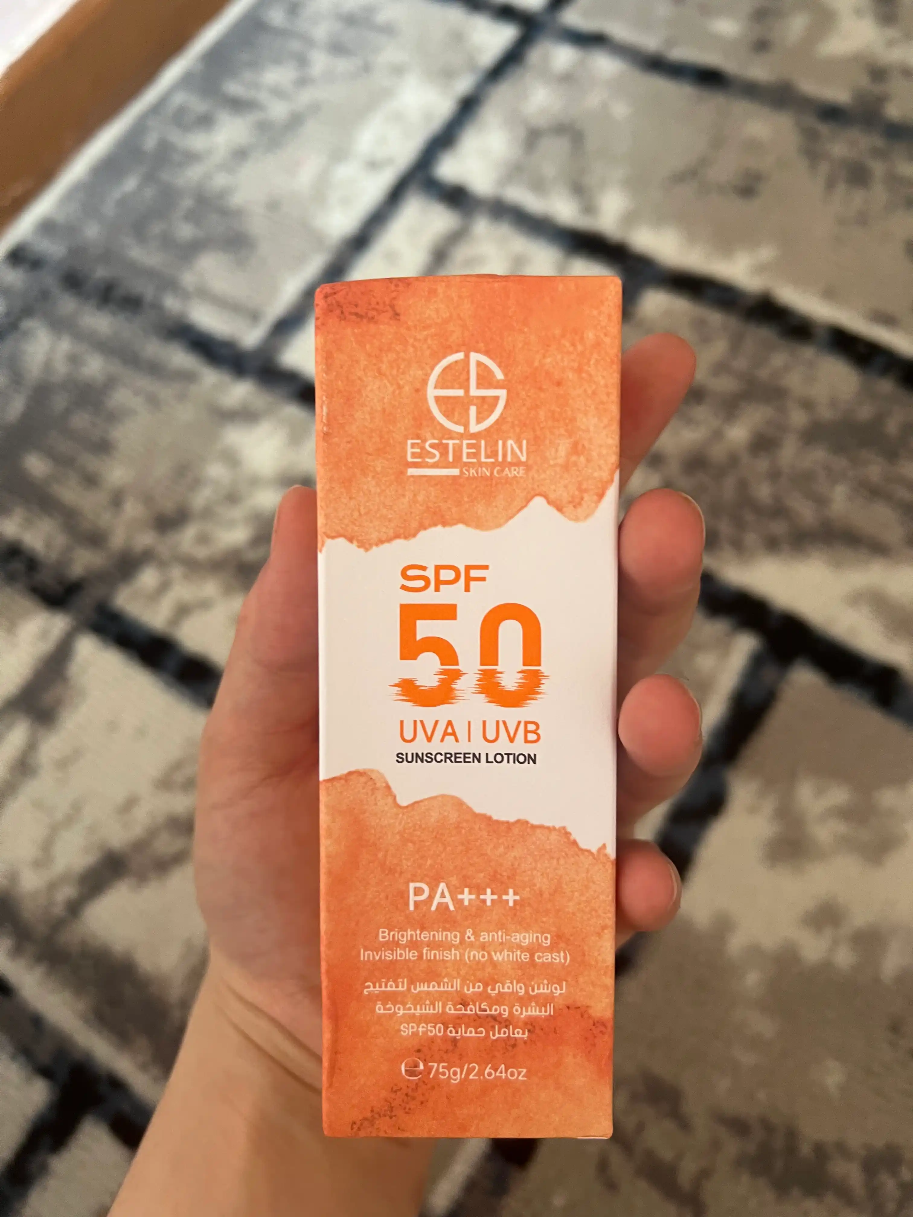 Quyoshdan himoya qiluvchi losyon Estelin SPF 50, namlantiruvchi, tana, yuz