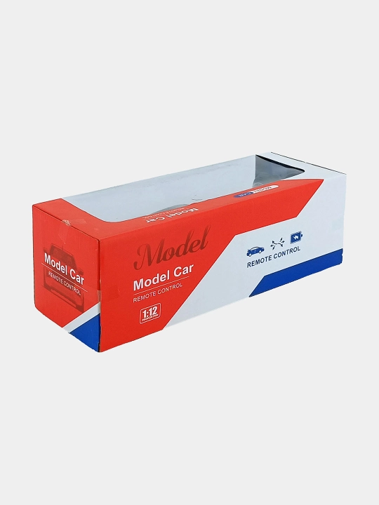 Mashinka radio boshqaruvida 1:12, qora superkar modeli