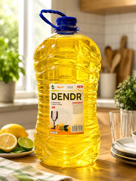 Гель для посуды DENDR, 5 кг - 