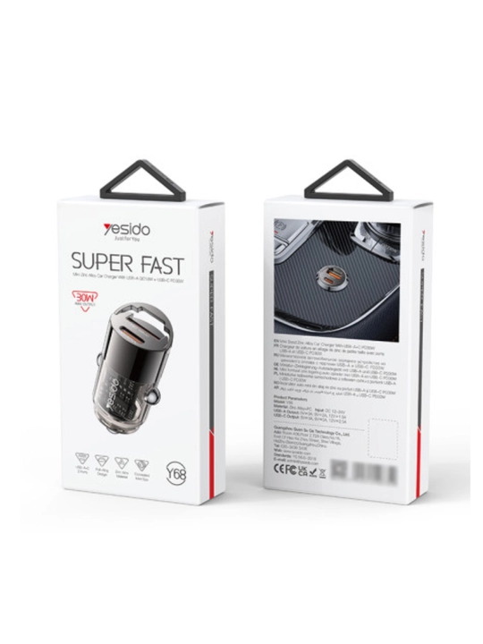 Yesido Y68 - bu smartfonlar uchun universal avtomobil ushlagichi - 