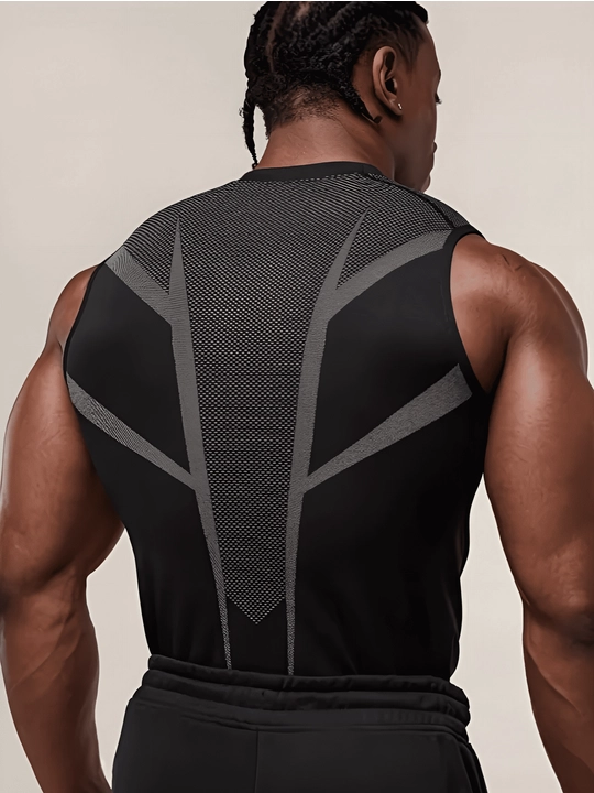 Erkaklar uchun oq Gymshark siqiluvchi sport futbolkasi va qulay