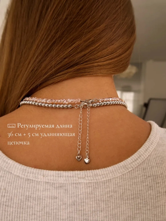 Elegant 4 tasi 1 da choker, ayollar nozik yurak zanjir taqinchoqlari, ayollar marjonlari