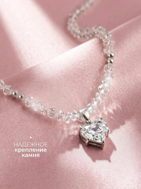 Elegant 4 tasi 1 da choker, ayollar nozik yurak zanjir taqinchoqlari, ayollar marjonlari