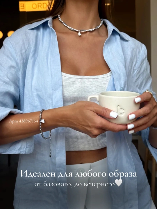 Elegant 4 tasi 1 da choker, ayollar nozik yurak zanjir taqinchoqlari, ayollar marjonlari