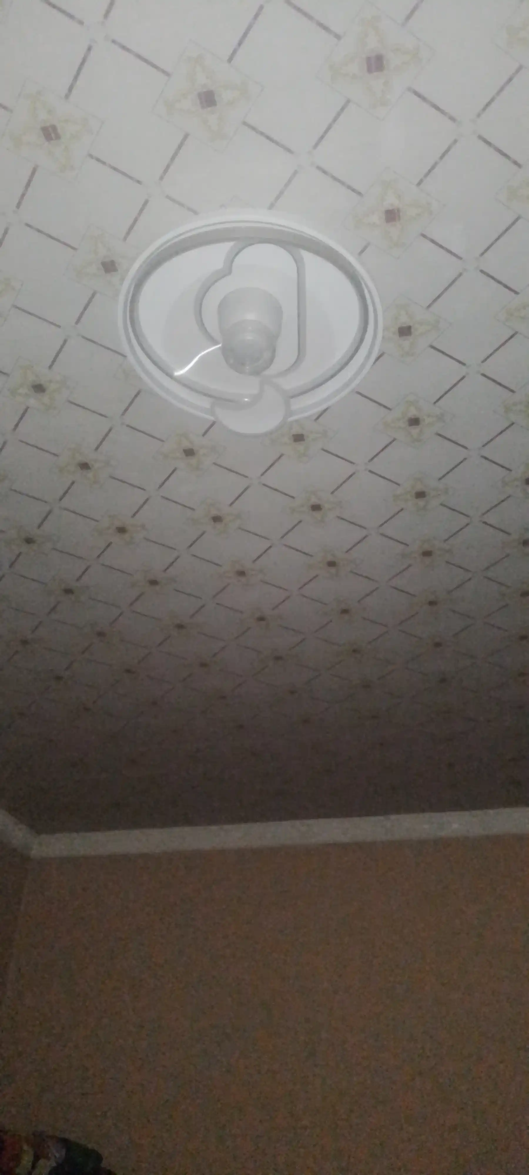 Ventilyatorli shift LED qandil, pult, 3 xil yorug‘lik rejimi, 25 m2 gacha, diametri 50 sm