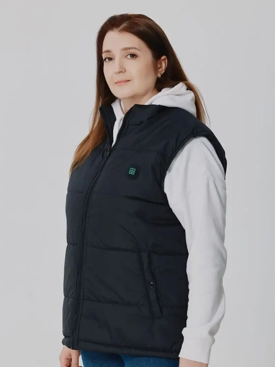 Isitish tizimiga ega universal nimcha (qora, unisex)