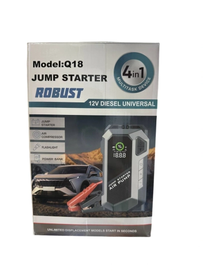 Jump Starter — мощное пусковое устройство с компрессором и Power Bank, 4 в 1 — BAARAK2-AKUMLATORZARYADKA14