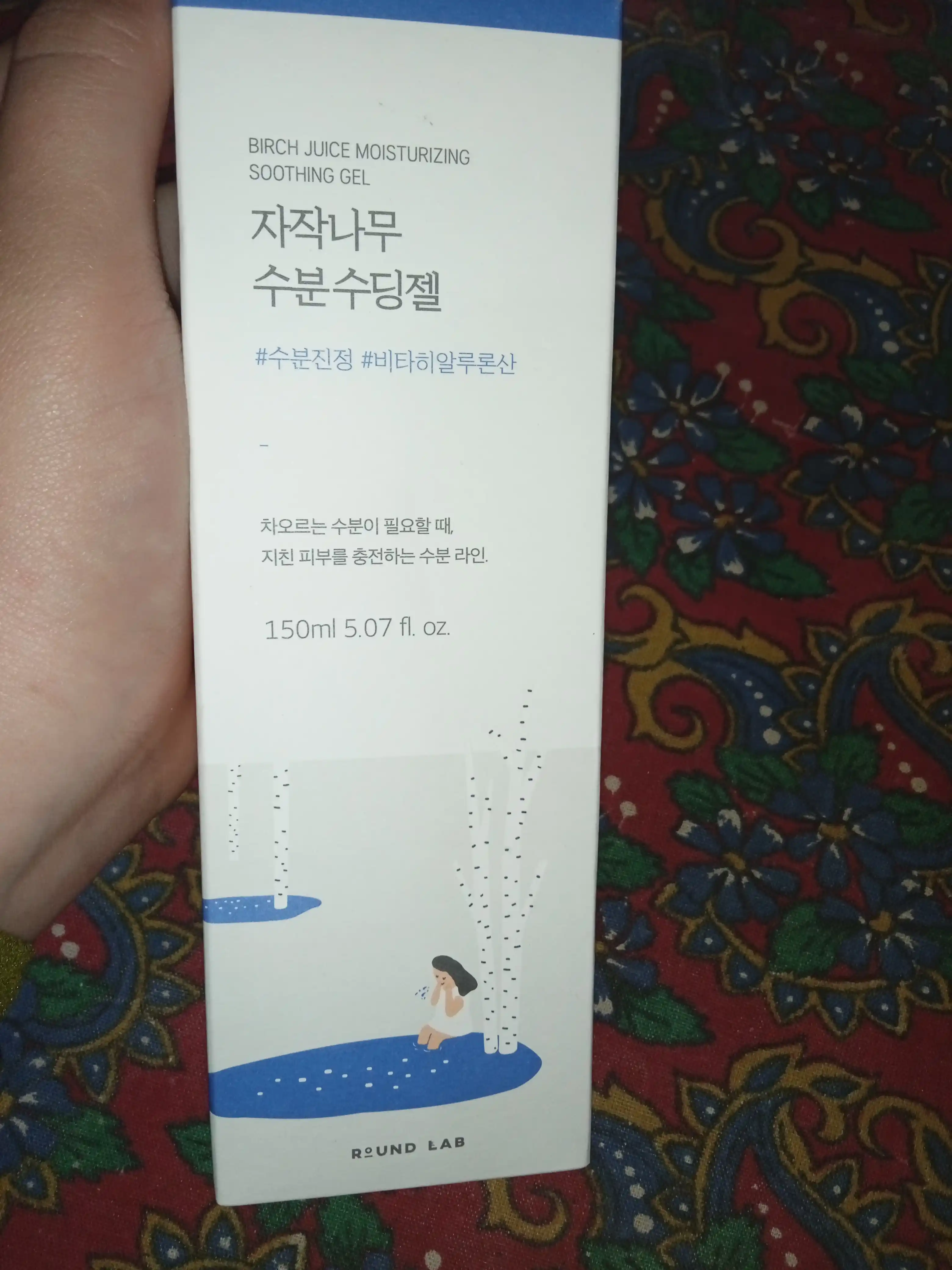 Увлажняющий гель для лица и тела с березовым соком Round Lab Birch Juice Soothing Gel