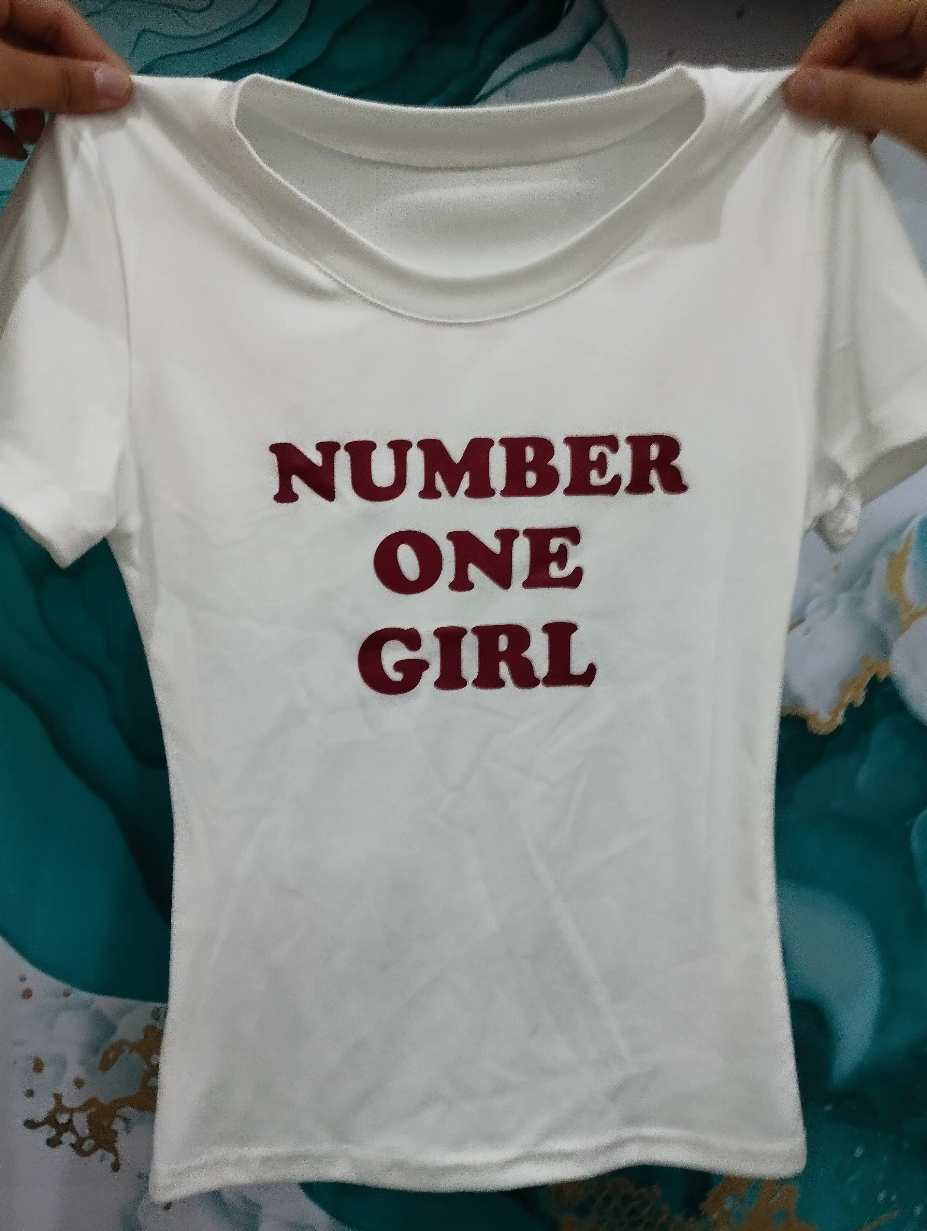 Женский топ NUMBER ONE GIRL в стиле Y2K