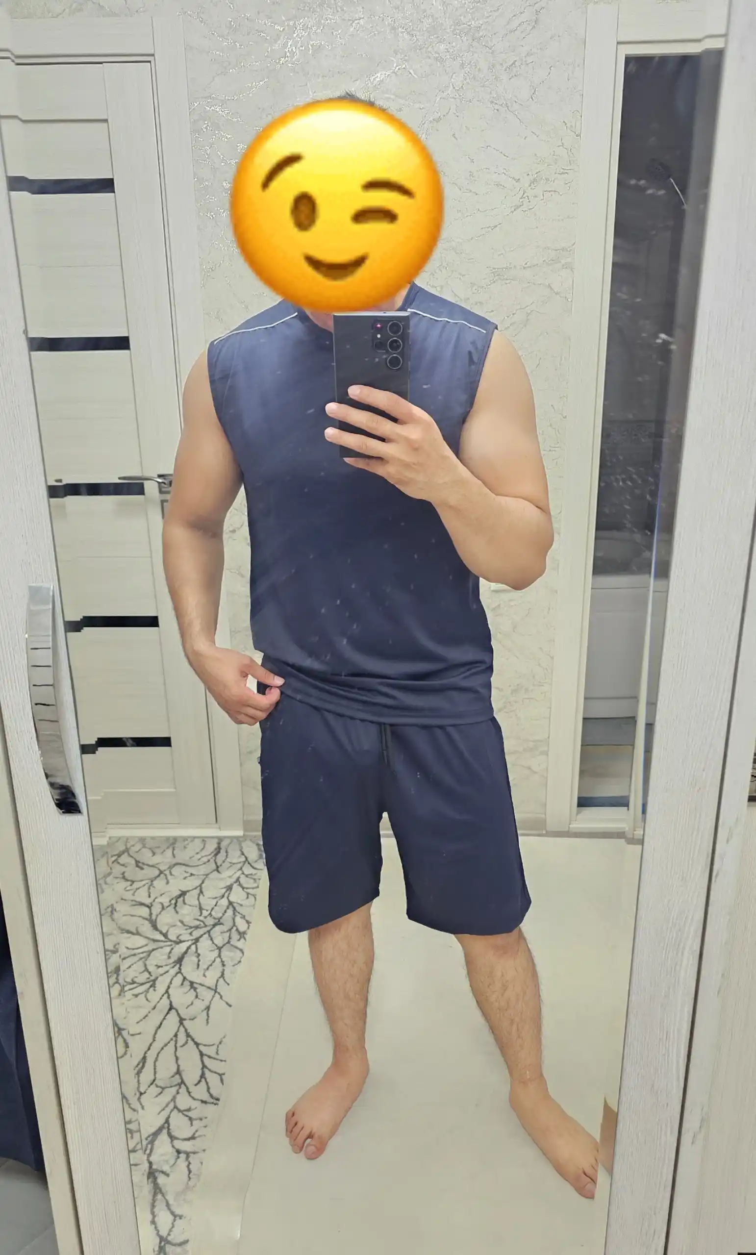Ikki qismli erkaklar komplekti, ikki qismli sport kiyimi
