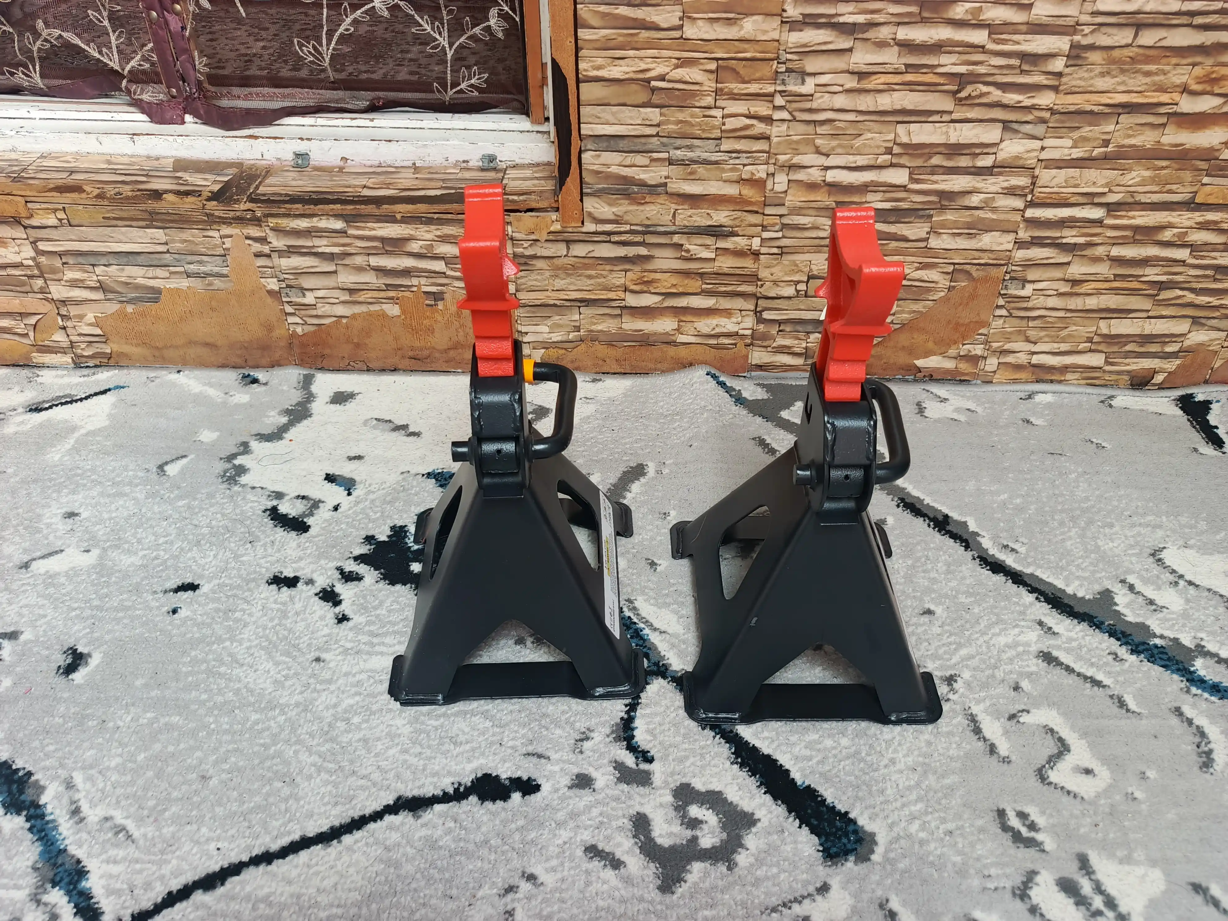 Avtomobil uchun 3 tonnalik domkrat tayanch to‘plami (2 dona), balandligi 280-435 mm