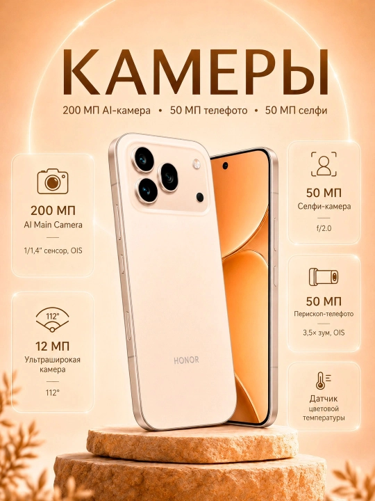 Smartfon HONOR 600 Pro 12/512GB AMOLED 7000mAh Snapdragon 8 Elite 200MP 5G NFC IP69K