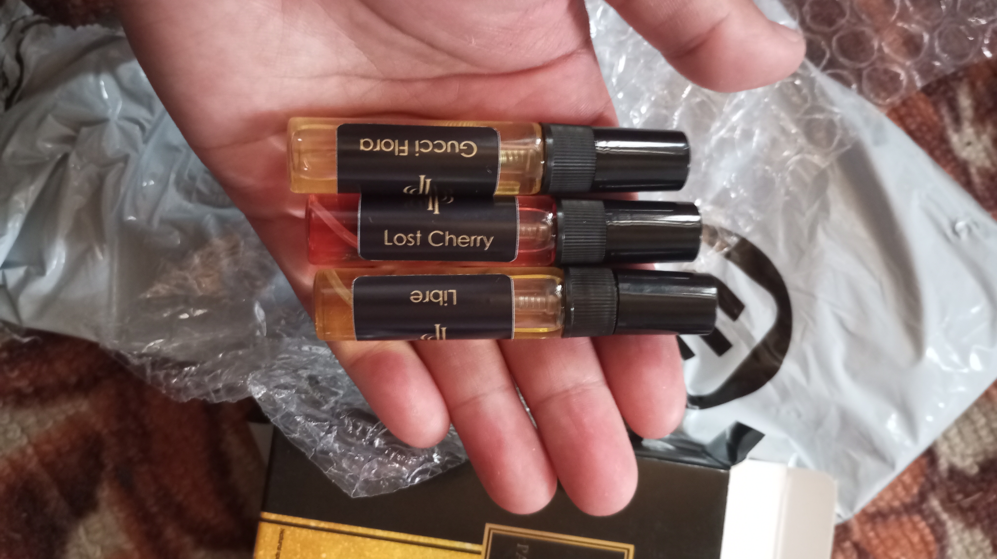 Набор духов для женщин Libre, Tom Ford Lost Cherry, Gucci Flora, 3 в 1