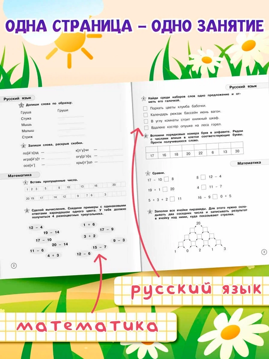 Hammasini eslaymiz! 2-sinfga o‘tyapmiz | Matematika va rus tili | Maktabga tayyorgarlik