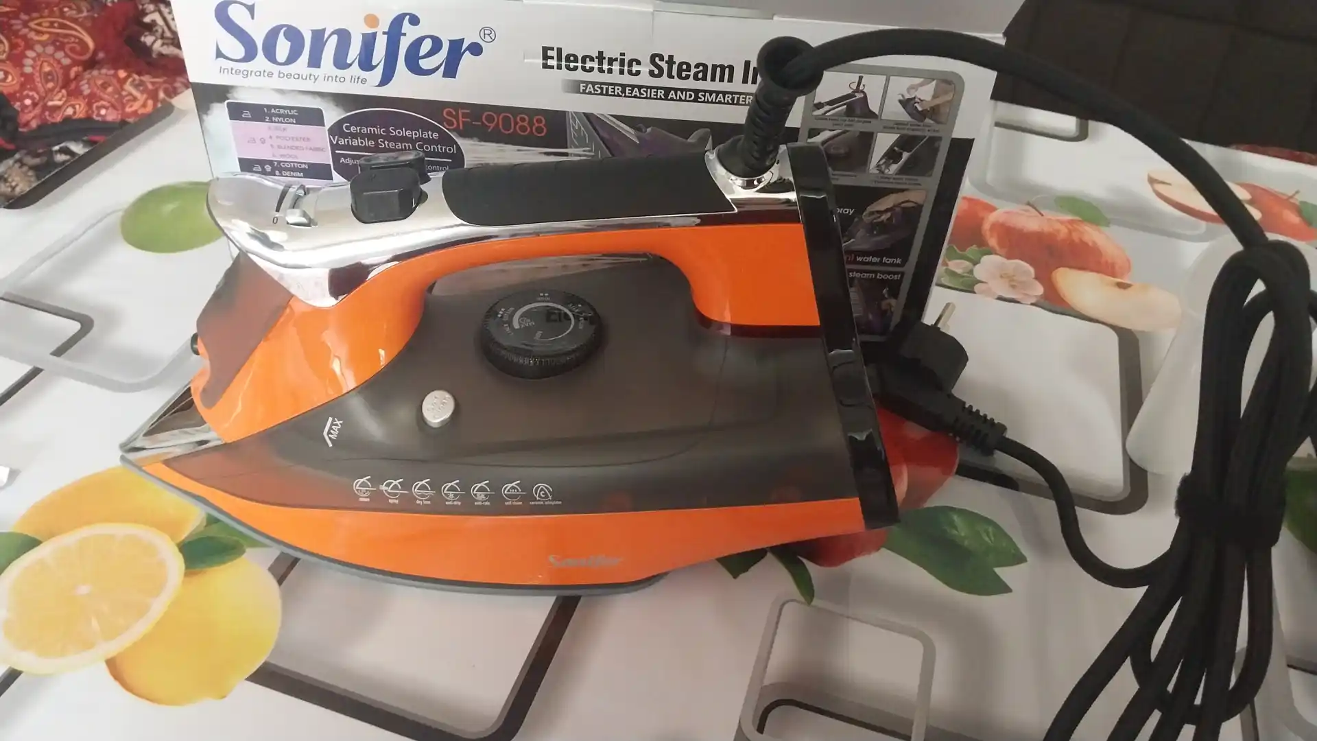 Утюг для глажки SONIFER, мощный паровой утюг, отпариватель, 2200 Вт