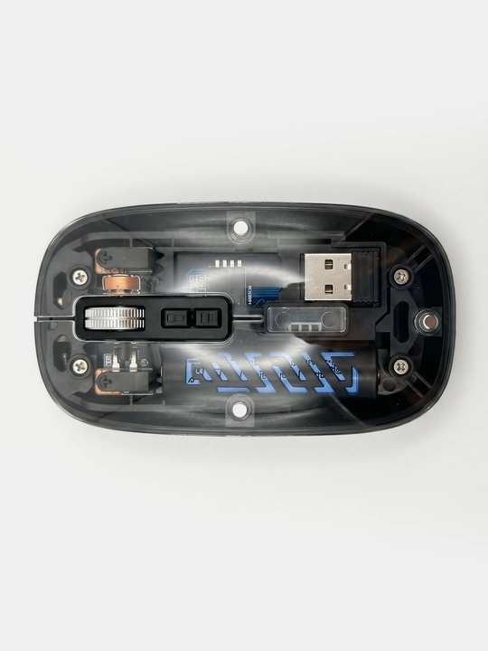Simsiz kompyuter sichqonchachi, tovushsiz, RGB, Bluetooth