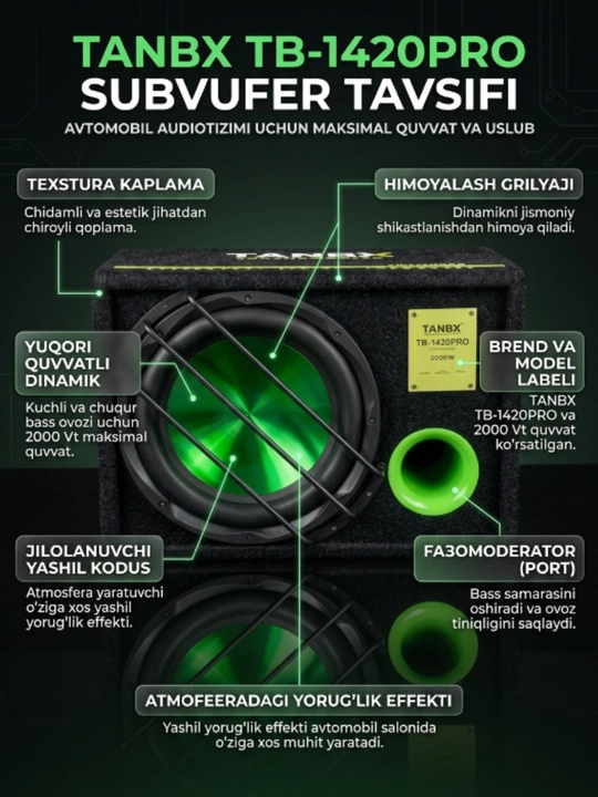 Aktivni Sambufer TANBX TB-1420 pro