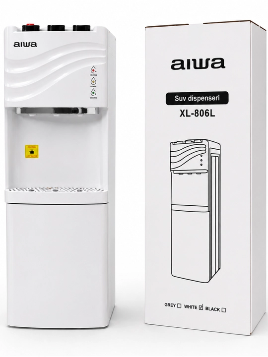 Кулер для воды AIWA XL-806L, компрессорное охлаждение, горячая и холодная вода