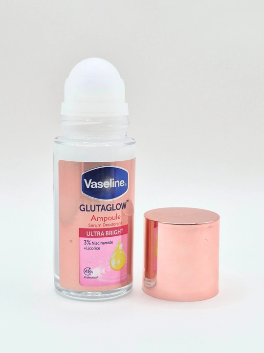 Rolikli dezodorant-serum Vaseline GlutaGlow Ampoule Ultra Bright, 48 soat himoya, 45 ml