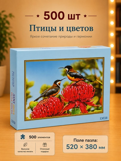 Пазл, набор, всемирно известные картины, 500/1000/1500 элементов, 50 * 75 см — TOYPLNT-PUZZLE1-ФУКСИЯ