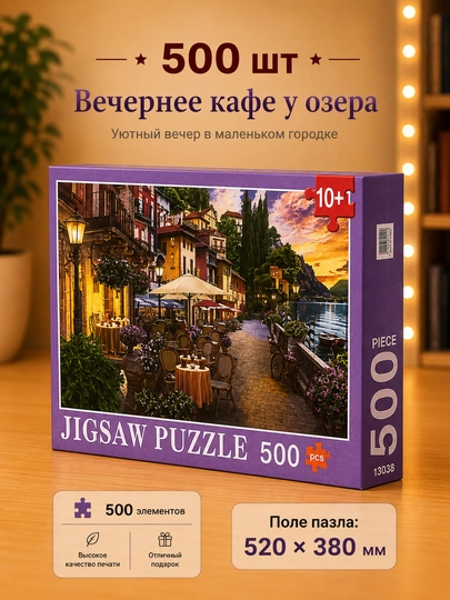 Пазл, набор, всемирно известные картины, 500/1000/1500 элементов, 50 * 75 см — TOYPLNT-PUZZLE1-ХАКИ