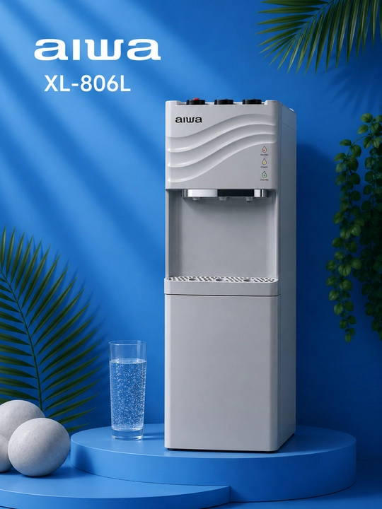 Диспенсер для воды AIWA XL-806L – Горячая и Холодная Вода, Компрессорное Охлаждение - 