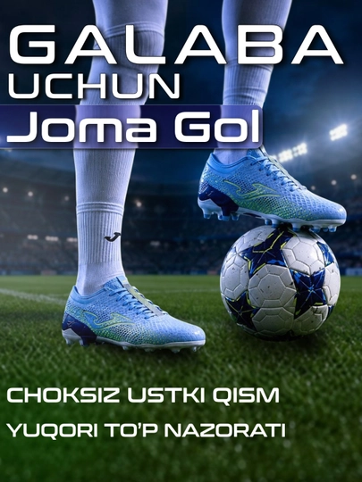 Мужские футбольные бутсы Joma GOL 2605 FG, синие