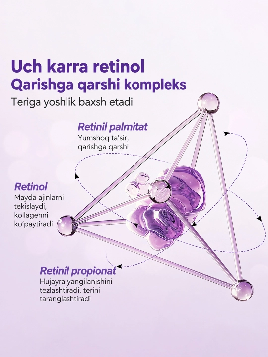 Yuz va tana uchun SKINEVER sovuni, retinol, kollagen, niatsinamid bilan, tiniqlashtiruvchi