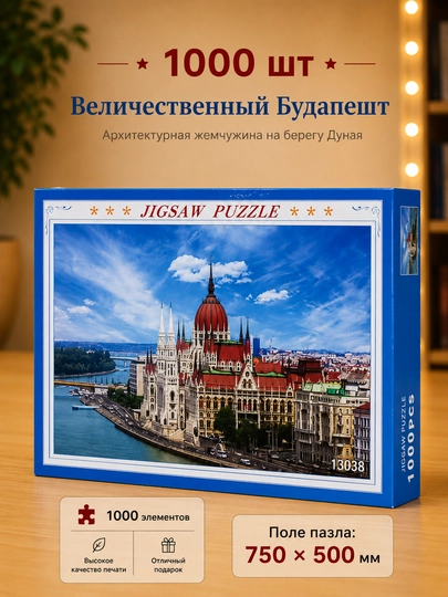 Пазл, набор, всемирно известные картины, 500/1000/1500 элементов, 50 * 75 см — TOYPLNT-PUZZLE1-ТЕМНСЕР