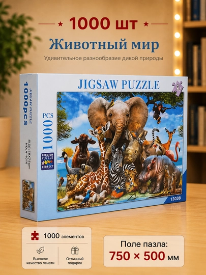 Пазл, набор, всемирно известные картины, 500/1000/1500 элементов, 50 * 75 см — TOYPLNT-PUZZLE1-ТРАКОТ