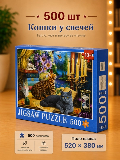 Пазл, набор, всемирно известные картины, 500/1000/1500 элементов, 50 * 75 см — TOYPLNT-PUZZLE1-ПАСТКОР