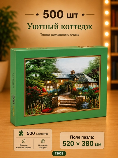 Пазл, набор, всемирно известные картины, 500/1000/1500 элементов, 50 * 75 см — TOYPLNT-PUZZLE1-БИРЮЗ