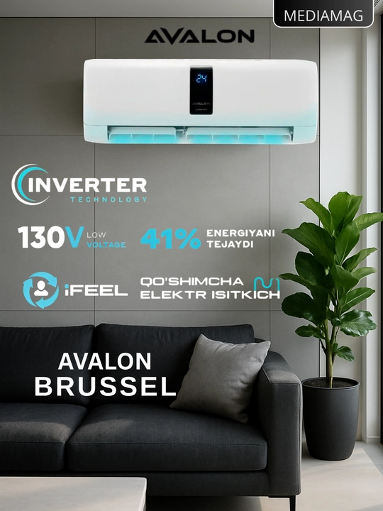 Konditsioner Avalon BRUSSEL 12 Invertor + TEN - 