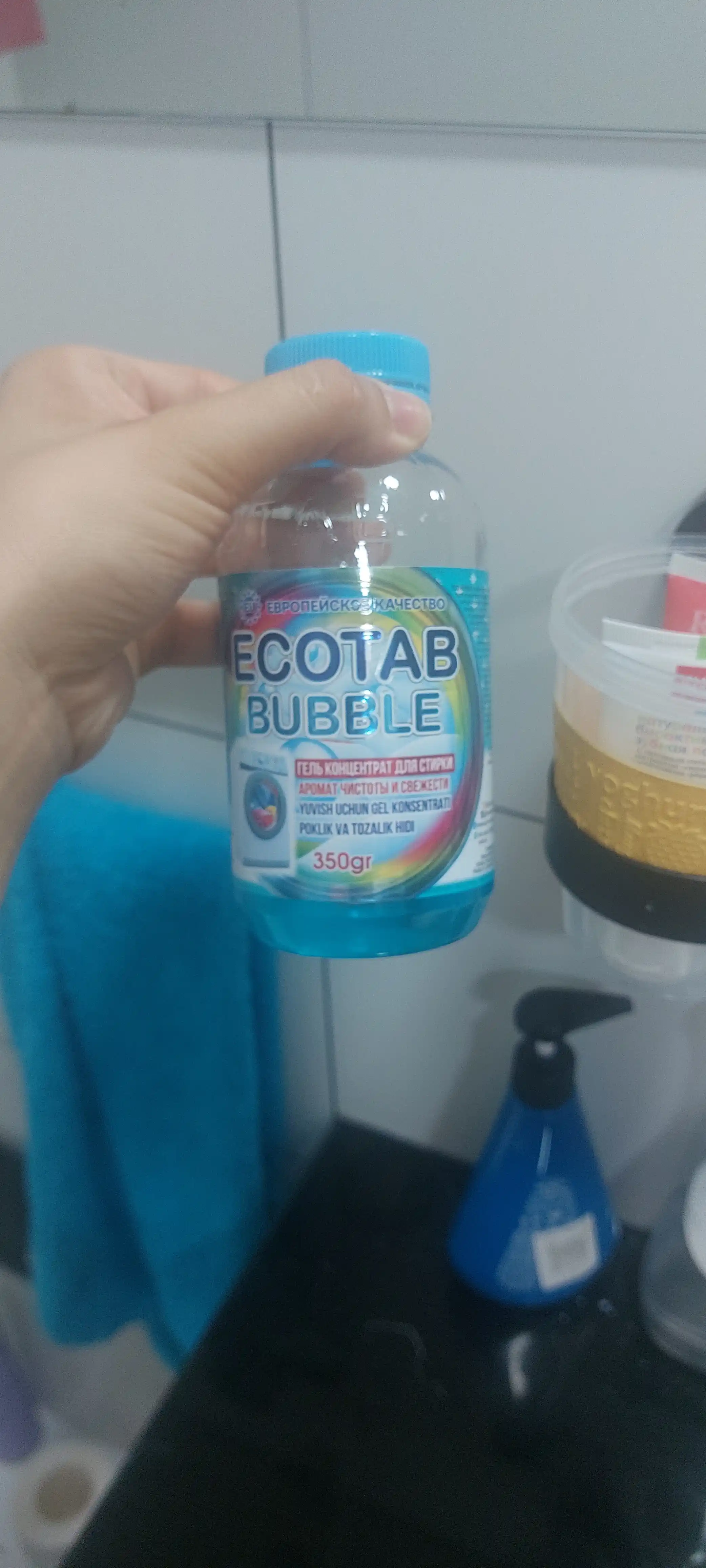 Yuvish uchun jel konsentrati ecotab, 350 gr