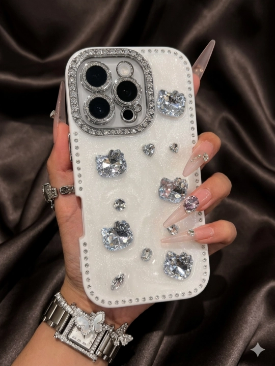 Чехол для iPhone 13, 14, 15, 16, 17 Pro, Pro Max, Mini, Plus, для женщин, изящный дизайн. - 