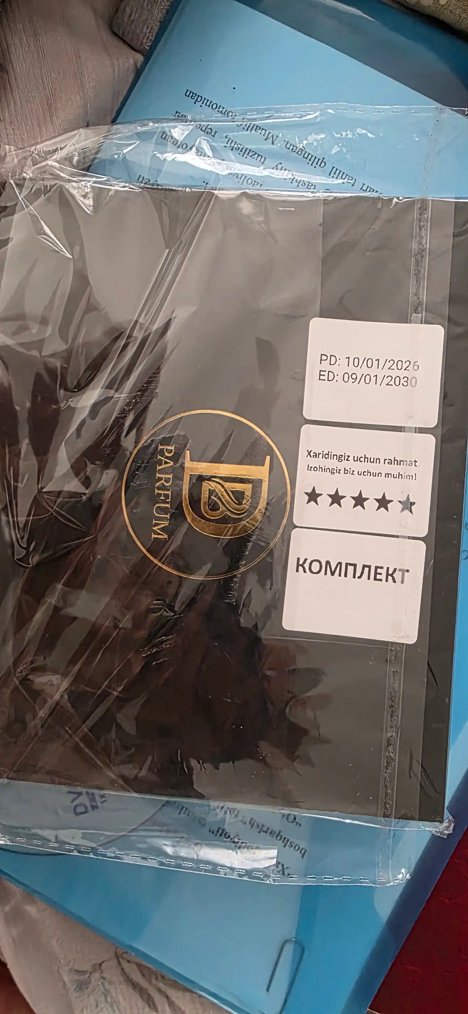 Erkaklar uchun sovg'a: atirlar to'plami 5 tasi 1 da — Ganymede, Black Afgano, Creed, 10 ml