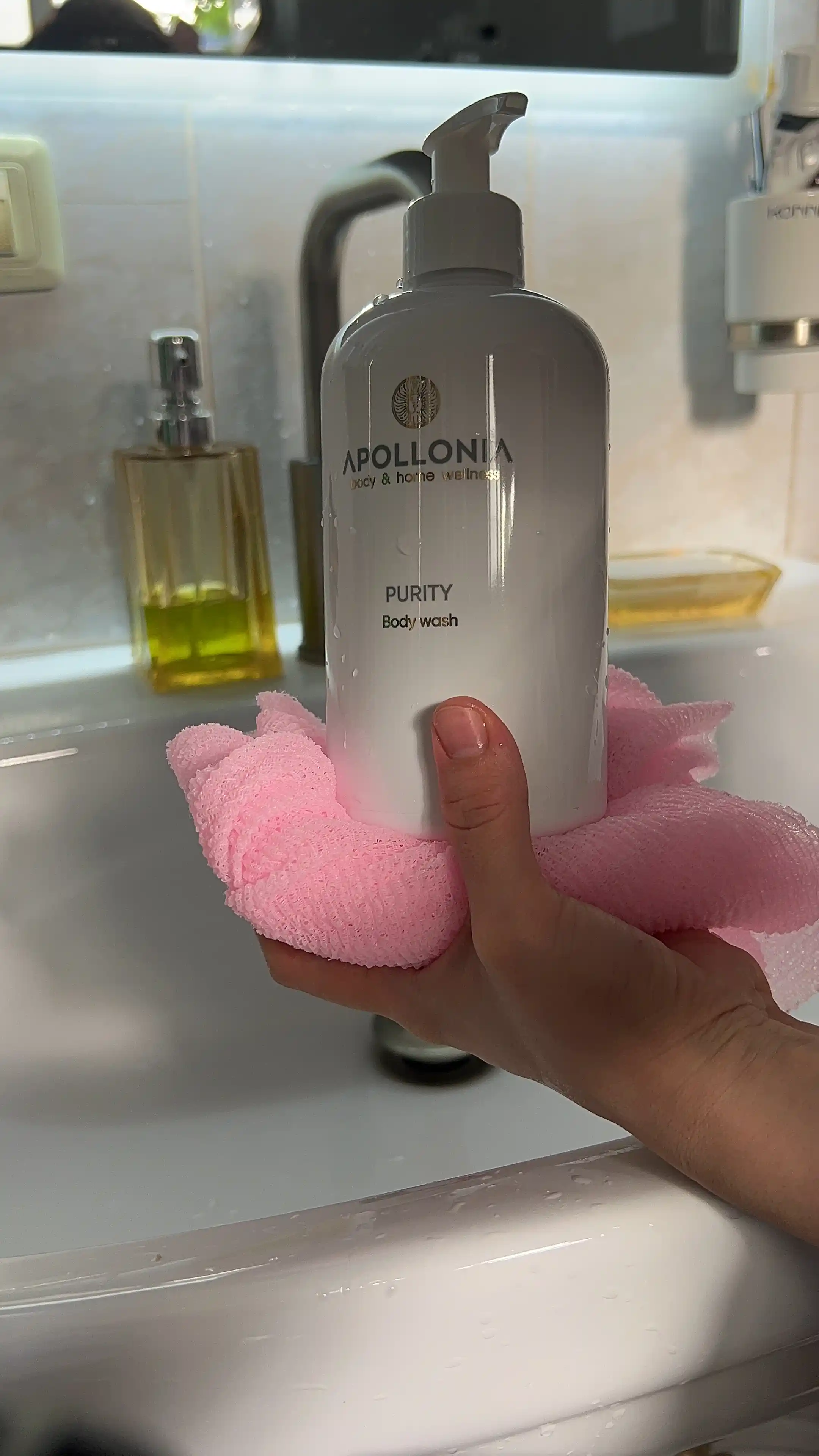 APOLLONIA Парфюмированный гель для душа, 500 мл, Purity, Temptation, Pleasure Body wash