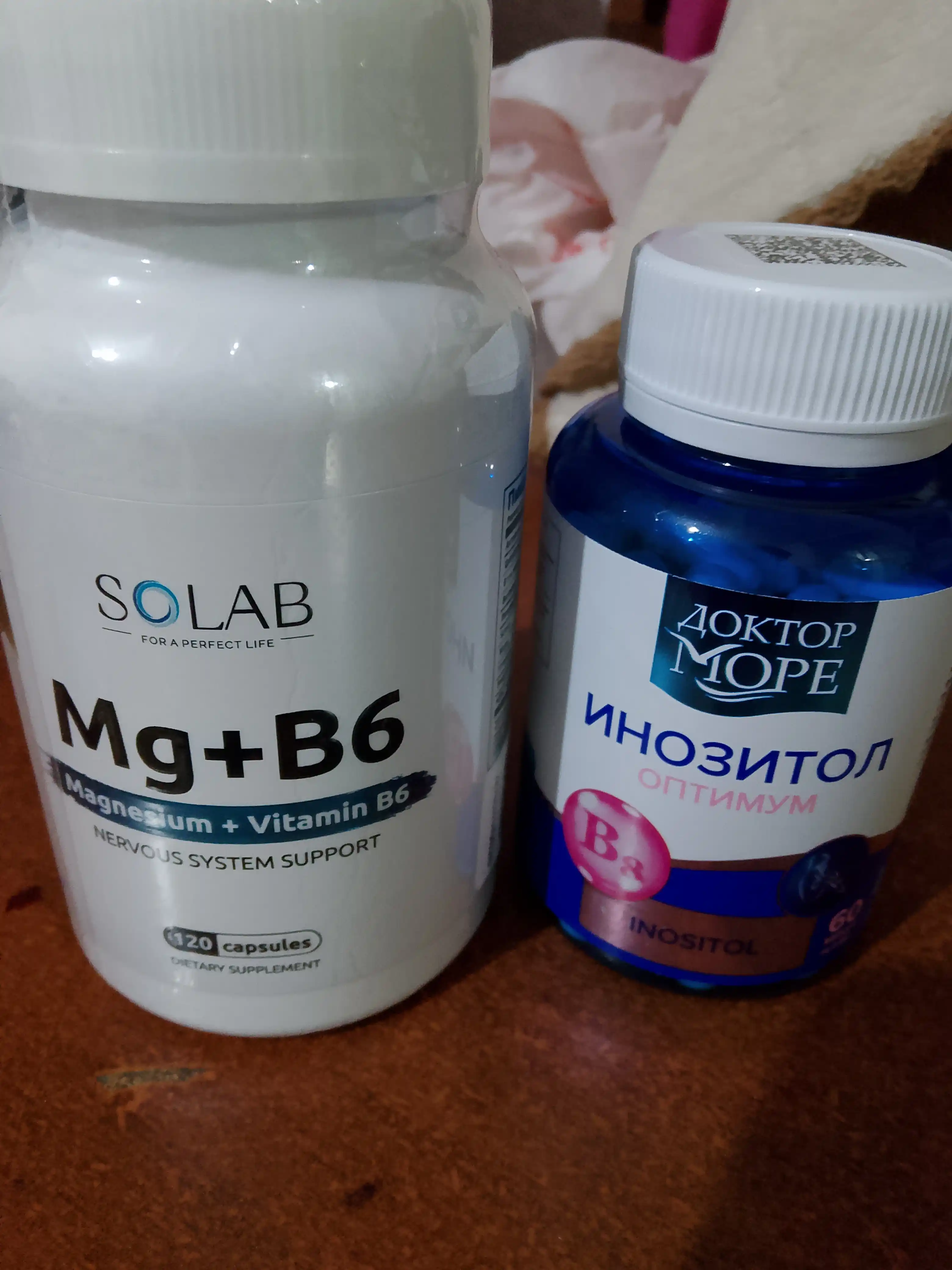 Magniy + B6 vitamini, SOLAB, 120 kapsula