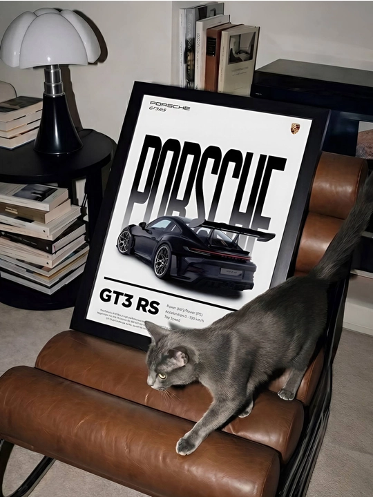 Rasmlar, Porsche 911 posteri - zamonaviy interyer uchun zamonaviy urg‘u