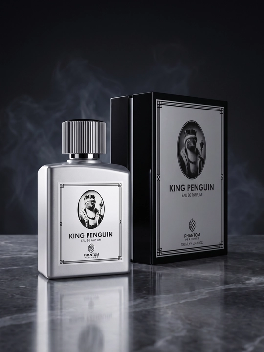 Мужской парфюм Phantom Perfumes King Penguin, EDP, ананас, мускус и амбра ноты - 