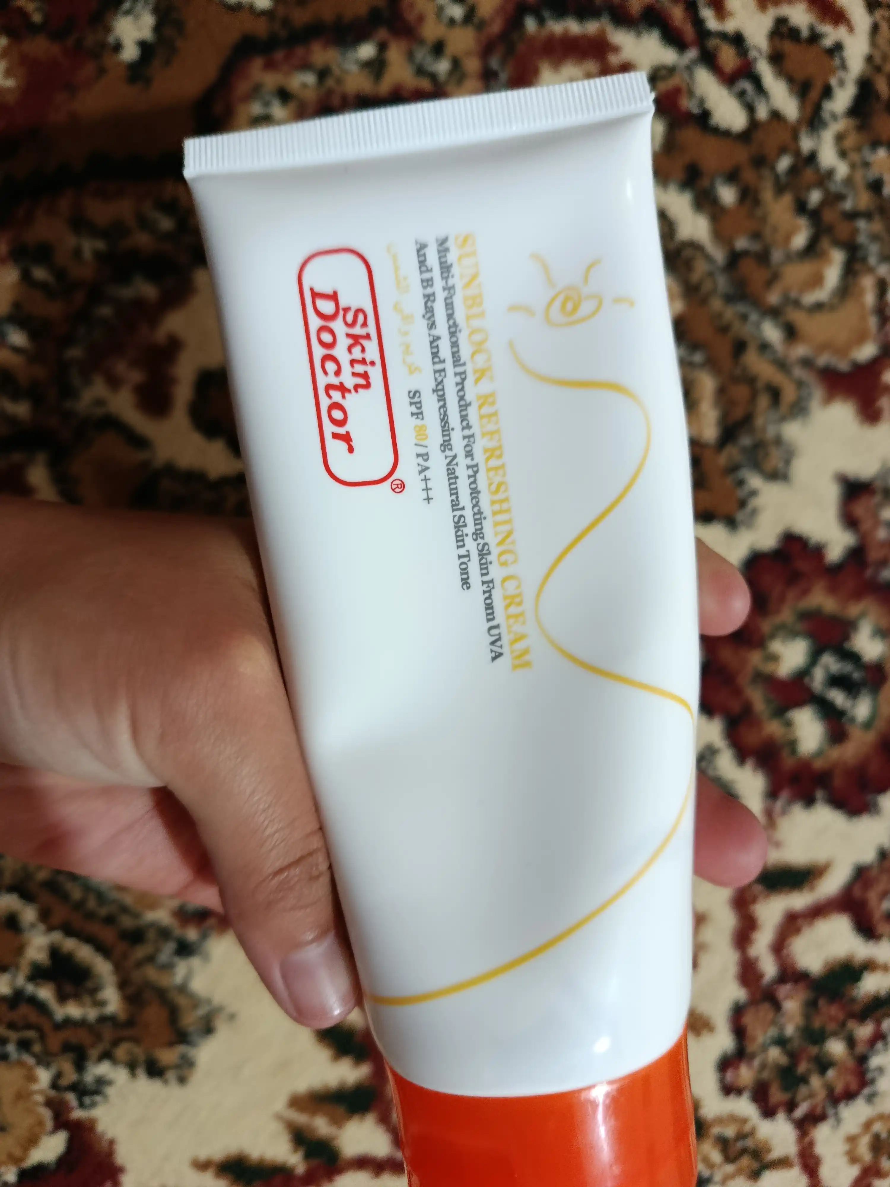 Krem quyoshga qarshi Skin Doctor SPF 80 PA+++, kokos yog'i bilan va vitamin E, 150 ml