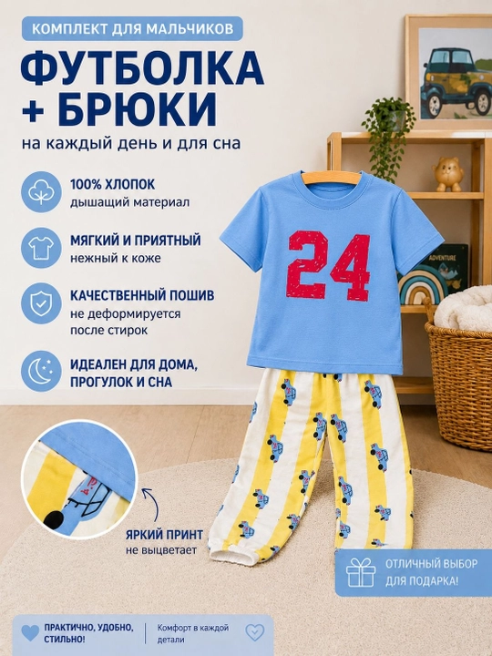 Удобный комплект для мальчиков