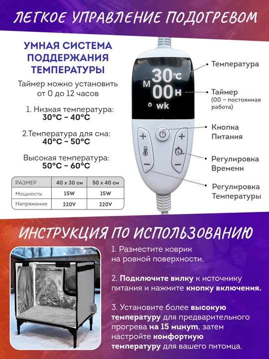 Теплый домик для кошек и собак, водонепроницаемый уличный дом для животных