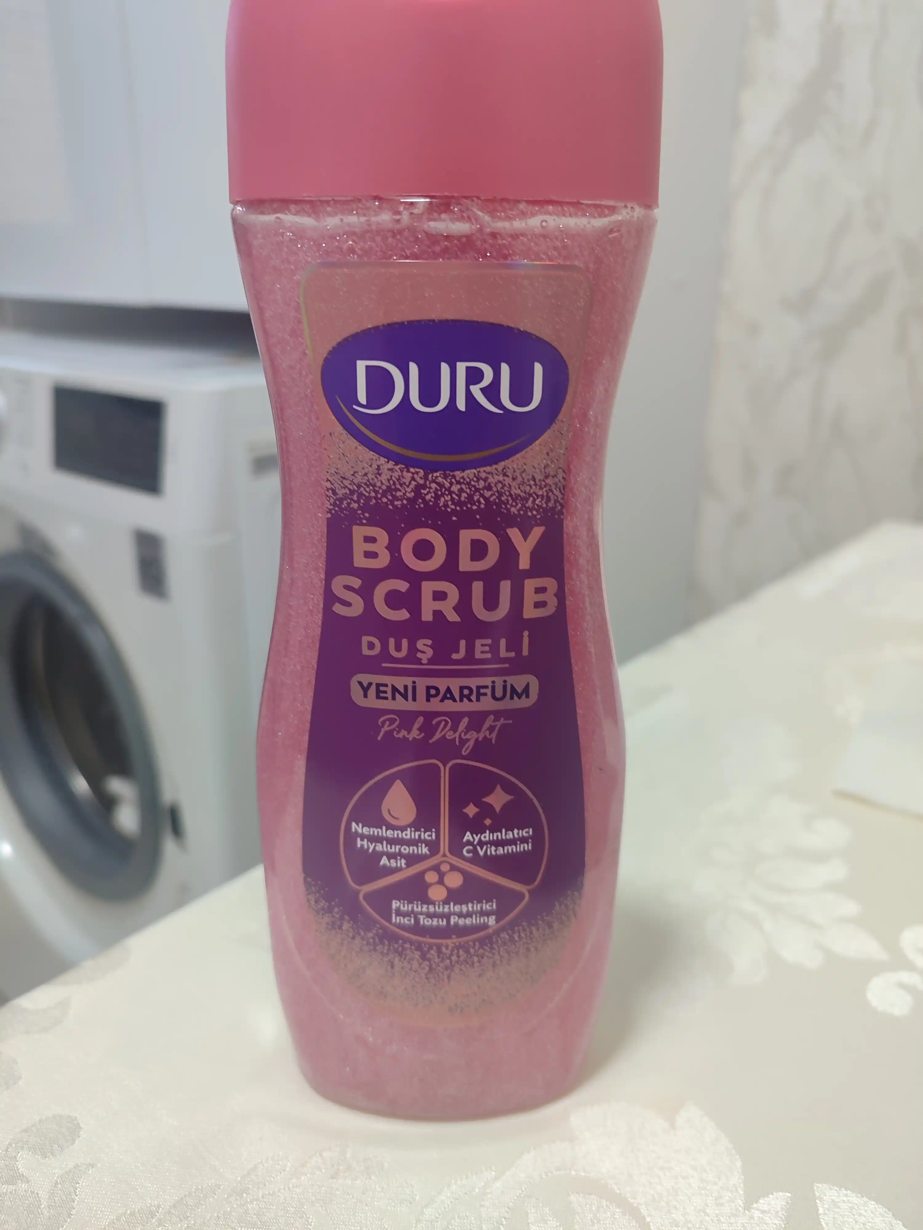 Duru Body Scrub Pink Delight dush geli-skrab, 450 ml