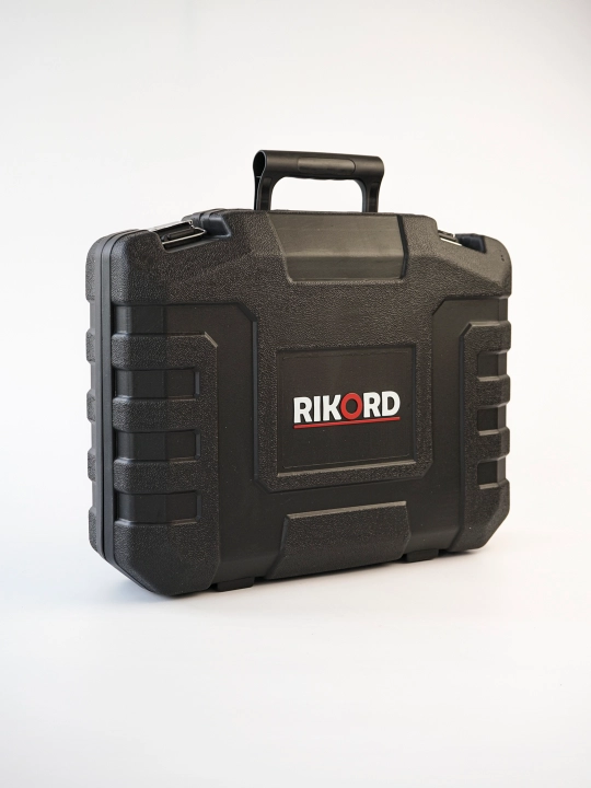 Professional perforator RIKORD keys bilan, zarbali drel, uskunalar to'plami