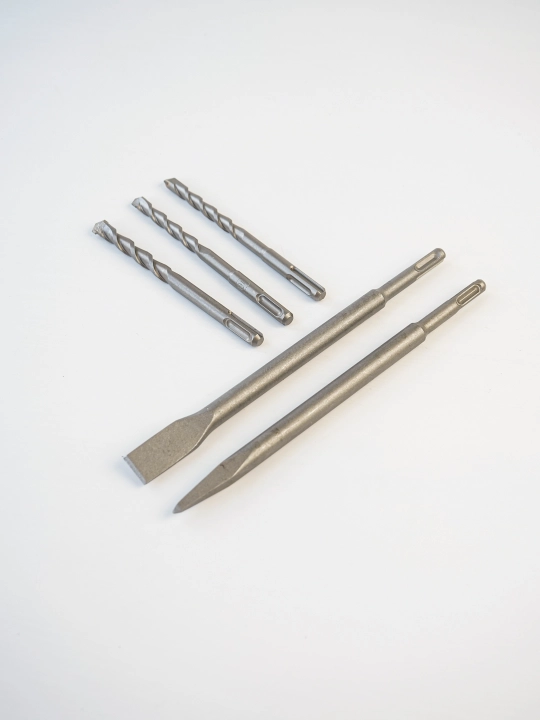 Professional perforator RIKORD keys bilan, zarbali drel, uskunalar to'plami