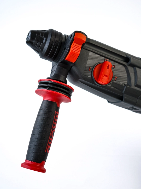 Professional perforator RIKORD keys bilan, zarbali drel, uskunalar to'plami