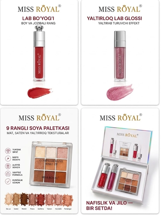 MISS RÖYAL — Go‘zalligingiz uchun mukammal tanlov