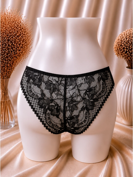 Женское нижнее белье, сетчатые трусы с бантиком, кружевные, удобные и мягкие