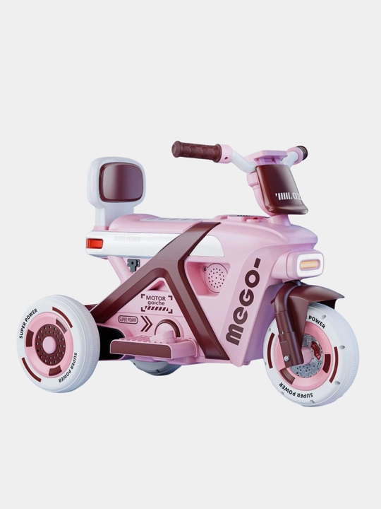 Chiroq va ovozli akkumulyatorli bolalar elektr mototsikli
